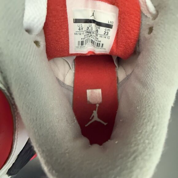 USED Nike Air Jordan 3 Retro Fire Red 2013 - Size 4Y Women\'s 5.5 398614-120 OBO main image 11